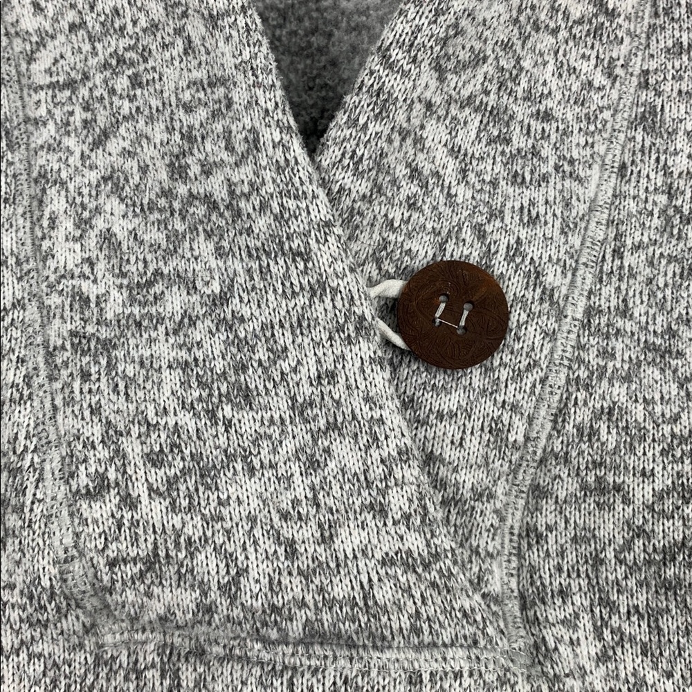 Nike ACG Heather Gray Fleece pullover hooded Jacket sweatshirt Size Small pocket - Picture 7 of 13
